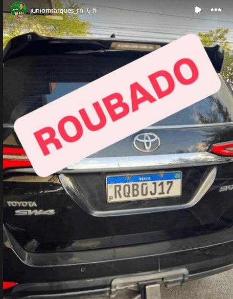 Leia mais sobre o artigo Carro de ex-prefeito de Bento Fernandes é roubado em Natal