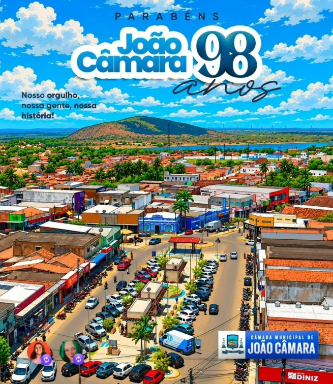Leia mais sobre o artigo PARABÉNS, JOÃO CÂMARA! 98 ANOS DE HISTÓRIA!